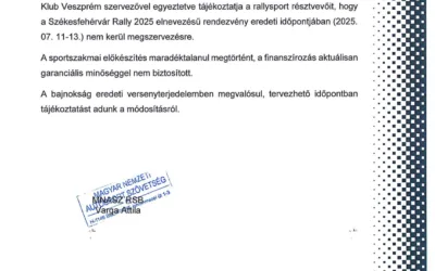 3. számú RSB közlemény