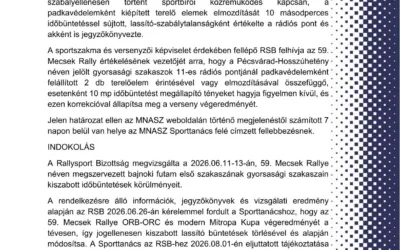 61/2026.08.26. számú RSB határozat
